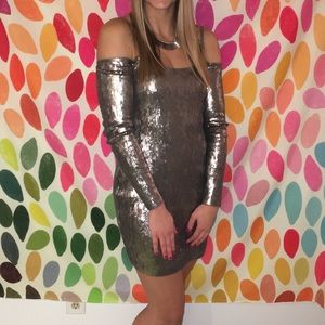 Sequin express dress